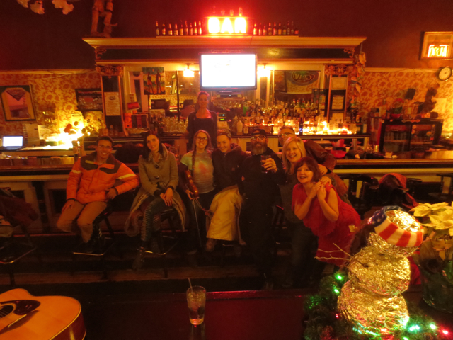 Bisbee Grand Saloon, Christmas, bar, HonkyTonk Step Child, Minna Biggs, CAsey Friedman
